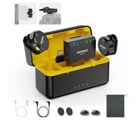 NEEWER CM29 Microfono Wireless con Custodia di Ricarica, Mini Mic Lavalier a Clip, Anti Rumore Batteria 25H, Compatibile con iPhone iPad Telefono Fotocamera PC Insta360 DJI per Riprese Video Streaming