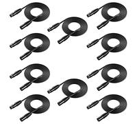 Neewer® Confezione da 10 pezzi di cavi XLR da 2 metri per illuminazione palcoscenico, 3-pin, connettore maschio-femmina per luce a testa mobile, faro effetto luce parabolica con ingresso e uscita XLR