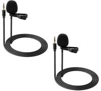 NEEWER Confezione da 2 microfoni Lavalier da bavero Compatibile con DJI Rode Wir