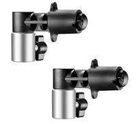 NEEWER Confezione da 2 morsetti per riflettori, robusta lega di alluminio per fotografia, disco di posizionamento, morsetto di montaggio adattatore per treppiedi con attacco da 5/8 pollici, RF-NA-2