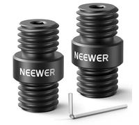 NEEWER Connettore per 15mm Rod, 2 Pezzi, Connettore M12x1,5 per Asta di Estensione da 15mm su Shoulder Rig e Video Rig, Solo per Aste da 15mm in Lega di Alluminio NEEWER, SR020