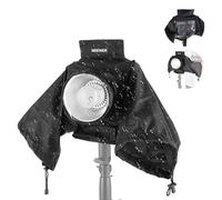 Neewer Copertura Antipioggia per Flash Strobo Q4 da Esterno, Impermeabile in Nylon per Lente Fotocamera con Finestra di Visualizzazione, Maniche, Chiusure a Strappo, Coulisse, Solo Q4, CQP1