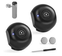 NEEWER Copertura per pattino freddo per PA045E, impugnatura laterale per otturatore Bluetooth (confezione da 2), protezione per scarpe fredde in ABS + PC, con batteria a bottone di ricambio CR2032 e