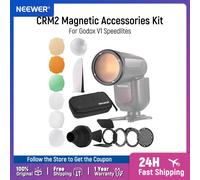 NEEWER CRM2 Kit di accessori magnetici per flash a testa tonda Z1 Z2 compatibile con Godox V1 Speedlites