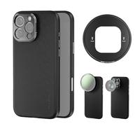 NEEWER Custodia per 16 Pro Max, robusta in TPU/PC Heavy Duty Case con supporto per obiettivo da 17 mm, adattatore filtro da 67 mm, pelle sintetica antiscivolo, compatibile con iPhone 16 Pro Max