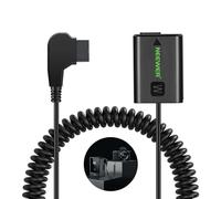 NEEWER D Tap to NP-FW50 Batteria Dummy & Cable per Sony & V Supporto