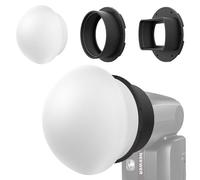 NEEWER Diffusore flash in silicone con due anelli adattatori magnetici, modificatore di luce softbox per NEEWER NW620 NW700 NW760 Z880 Z760 testa quadrata e Z1 Z2 testa rotonda Speedlite, CRS2