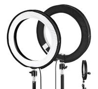 NEEWER Diffusore Ring Light Solo per 12" Luce Anello RH12B RH12C, Softbox di Tessuto Elastico per Luce Video per Illuminazione Morbida e Uniforme, Panno Diffusore Bianco per Streaming Live/Video,NS008