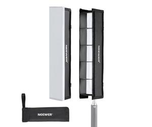 NEEWER Diffusore Softbox a Griglia Luce Tubolare per Bastone Luminoso LED RGB1, Softbox a Griglia Nido D'ape con Diffusore, Elementi Fissaggio Touch per Foto Video Live Stream Ritratto Prodotto, NS7S