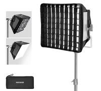 NEEWER Diffusore Softbox Aggiornato per Pannello Luce NL660 RGB660 PRO II, 12,6"x11,6" con Griglia/Borsa/Cappuccio Oscurante, Senza Rimouvere Barndoor Installazione Rapida per Luce Soffusa, NS4S