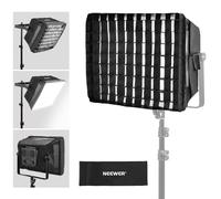 NEEWER Diffusore Softbox Aggiornato per PL60C RGB Luce Video LED, 39x32cm Pieghevole, Griglia/Borsa/Cappuccio Oscurante, Senza Rimuovere Barndoors Impostazione Rapida per Ritratto Luce Morbida, NS6S