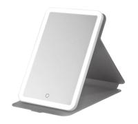 NEEWER ENTRY LEVEL VERSION 9” Specchio Trucco con Luci LED Touch, Specchio Trucchi da Viaggio Pieghevole Portatile, Ricaricabile da 1500mAh/3 Modalità CCT/CRI90 per TikTok Beauty Blogger Vlogger, N26