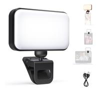 NEEWER ENTRY LEVEL VERSION LED Selfie Light, Luce per Telefono con Clip 54 LED Compatibile con iPhone, CRI88 650mAh, Portatile per Computer Laptop Webcam Zoom Videoconferenza Trucco Registrazione, N8