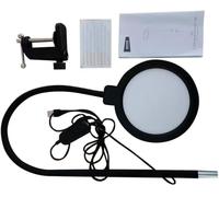 NEEWER ENTRY LEVEL VERSION Luce Streaming Edge Lit da 5" con Supporto da Tavolo, LED Ring Light a Schermo Intero Bicolore 10W CRI80+, Lampada per Computer Laptop Webcam Zoom Call Video Conferenza, N32