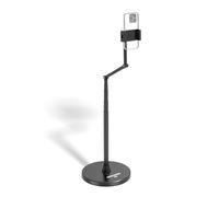 NEEWER ENTRY LEVEL VERSION Supporto per Telefono da Pavimento, Porta Cellulare Regolabile da Comodino Tavolo Ufficio, Phone Holder Compatibile con iPhone Samsung Android per Video, Base in Metallo, X9