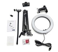 NEEWER ENTRY LEVEL VERSIONE N41 8 "LED Ring Light con morsetto da scrivania Stand/telecomando, Supporto per telefono compatibile con iPhone, Streaming Registrazione Video Selfie Nail Tech Food