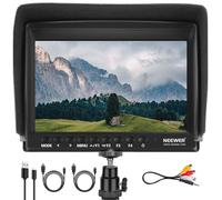 Neewer F100 da 7 Pollici Supporta 4k Input 1280x800 IPS Monitore da campo HDMI Video per DSLR Mirrorless Fotocamera SONY A7S II A6500 Panasonic GH5 Canon 5D Mark IV ed altri (Batteria non inclusa)