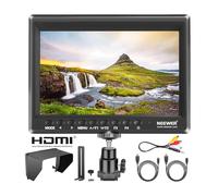 Neewer F100 da 7 Pollici Supporta 4k Input 1280x800 IPS Monitore da campo HDMI Video per DSLR Mirrorless Fotocamera SONY A7S II A6500 Panasonic GH5 Canon 5D Mark IV ed altri (Batteria non inclusa)