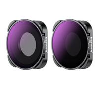 NEEWER Filtri Variabili ND4-32 e ND64-512 (2pz), Filtro ND da 2-5 e 6-9 Stop in Vetro Ottico HD Multistrato, Accessori Action Cam Compatibile con GoPro Hero 9 10 11 12 Go Pro 13 Black, Senza Motivo X