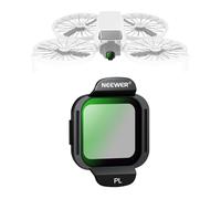 NEEWER Filtro CPL Compatibile con DJI Flip Drone, Accessori Filtro Polarizzatore in Vetro Ottico HD Multistrato per Eliminazione di Riflessi e Abbagliamenti, Contrasto e Saturazione Migliorati, FLN38