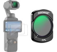 NEEWER Filtro CPL Magnetico Compatibile con DJI Osmo Pocket3, per Fotografia ad Alta Definizione, Filtro Polarizzatore Circolare Multistrato, con 2 Pellicole in Vetro Temperato, Accessori Action Cam