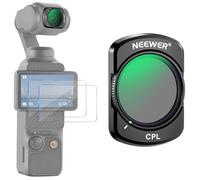 NEEWER Filtro CPL Magnetico Compatibile con DJI Osmo Pocket3, per Fotografia ad Alta Definizione, Filtro Polarizzatore Circolare Multistrato, con 2 Pellicole in Vetro Temperato, Accessori Action Cam