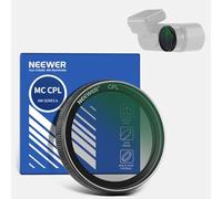 NEEWER Filtro CPL per Dashcam Compatibile con VIOFO A229/A139/A139Pro/T130/WM1, Filtro Polarizzatore Circolare per Telecamera Cruscotto, Riduce Riflessi/Migliora Contrasto/Vetro Ottico HD Multistrato
