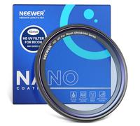 NEEWER Filtro di Protezione UV Compatibile con Ricoh GR IV GR IIIx GRIIIx GR III GRIII GR II GRII, Vetro Ottico HD Multistrato/Idrorepellente/Resistente Graffi/Anello Adesivo/Strumento per Rimozione