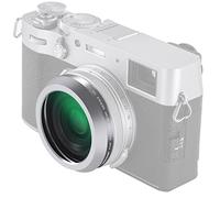NEEWER Filtro di Protezione UV per Fotocamere Serie X100, Vetro Ottico Multistrato HD Accessorio per Filtro Lente Compatibile con Fujifilm X100 X100S X100F X100T X100V X100VI (Telaio Argento)