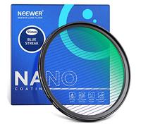 NEEWER Filtro Filettato Blu da 55mm, Filtro per lenti ad effetto speciale anamorfico in vetro ottico HD, rotabile a 360° con telaio in lega di alluminio rivestito da 28 strati multi-resistenti