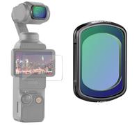 NEEWER Filtro LPR Compatibile con DJI Osmo Pocket 4 Pocket 3 Creator Combo Accessori Filtro con Riduzione Inquinamento Luminoso Magnetico in Vetro Ottico HD Multistrato con Protezione Schermo, FL-63