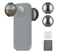 NEEWER Filtro ND Compatibile con Insta360 X5, Set Filtri ND32 per Lenti, Riduzione Luce di 5 Stop, Densità Neutra in Vetro Ottico Multistrato a Vite Rilevamento Automatico, Accessori Action Cam, 2pz