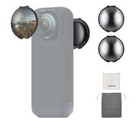 NEEWER Filtro ND Compatibile con Insta360 X5, Set Filtri ND64 per Lenti, Riduzione Luce di 6 Stop, Densità Neutra in Vetro Ottico Multistrato a Vite Rilevamento Automatico, Accessori Action Cam, 2pz