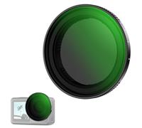 NEEWER Filtro ND Variabile Compatibile con DJI Osmo Action 5 Pro/4/3, Filtro a Densità Neutra ND2-32 da 1-5 Stop in Vetro Ottico HD Multistrato a Scatto per Obiettivo Action Cam Accessori