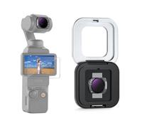 NEEWER Filtro ND Variabile Compatibile con DJI Osmo Pocket 3 Creator Combo Accessori, Filtro a Densità Neutra ND64-512 Multistrato Magnetico per Obiettivo Action Cam con Protezione Schermo e Custodia