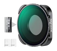 NEEWER Filtro ND variabile compatibile con GoPro 13 12 11 10 9, ND4-32 2-5 Stop Filtro ND regolabile a vite con vetro ottico HD multistrato, telaio sottile, 2 panni per la pulizia, senza motivo X