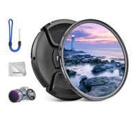 NEEWER Filtro ND Variabile ND2-32 (1-5 Stop) da 72mm con Copriobiettivo, Panno da Pulizia, Regolazione Precisa della Densità Neutra, Vetro Ottico Multistrato, Accessori per Fotografia Fotocamera