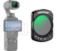 NEEWER Filtro ND2-32 Variabile Compatibile con DJI Osmo Pocket 3, Filtro ND Magnetico Regolabile da 1-5 Stop Limitati, Accessori Action Camera, Vetro Ottico HD, 2 Protezioni per Schermo LCD, FL-50