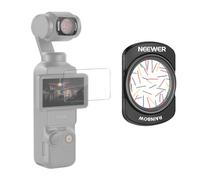 NEEWER Filtro Stella Arcobaleno Compatibile con DJI Osmo Pocket 3 e Creator Combo Accessori, Filtri Effetto Starlight Magnetico, Vetro Ottico HD Multistrato per Gimbal Cam, Protezione Schermo, FL-C36