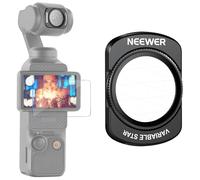 NEEWER Filtro Stella Regolabile 4/8 Punti Compatibile con DJI Osmo Pocket 3 e Creator Combo Accessori, Filtri Effetto Magnetico, Vetro Ottico HD Multistrato per Gimbal Cam, Protezione Schermo, FL-C38