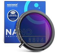 NEEWER Filtro True Color ND2-ND32 Variabile e CPL da 67mm, Filtro a Densità Neutra Regolabile e Polarizzatore Circolare 2in1, Vetro Ottico HD Multistrato/Telaio in Alluminio/Idrorepellente/Anti Graffi