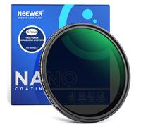 NEEWER Filtro True Color Variable ND2-ND400 da 67 mm, filtro VND a densità neutra regolabile con vetro ottico HD multi rivestito/telaio in alluminio/idrorepellente/resistente ai graffi