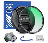 NEEWER Filtro UV MC di Protezione da 72mm con Copriobiettivo, Rivestimenti Nano Multi Resistenti/Vetro Ottico HD/Idrorepellente/Anti Graffi/Telaio Ultra Sottile in Lega Alluminio/Filtro Ultravioletto