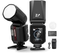 NEEWER Flash Speedlite Hot Shoe 100Ws 2.4G TTL Compatibile Con Fujifilm, Compatibile Con Godox, Touchscreen, 1/8000s HSS, 2 Lampade Modello, Interruttore TTL/M, 500 Flash A Piena Potenza, Z3-F