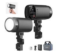 NEEWER Flash Stroboscopico da Esterno 120Ws 2.4G TTL, Compatibile Con Godox, 1/8000s HSS, Monoluce Portatile Da Studio Con Luce Modello, 420 Flash, Ricarica 1.5s, Per Servizi Fotografici, Q120