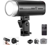 NEEWER Flash Stroboscopico da Esterno TTL 2,4G da 200Ws Compatibile con Godox, Monoluce Portatile da Studio Fotografico HSS 1/8000s con Luce Pilota/Batteria 3200mAh/750 Lampi/Tempo Riciclo 1,5s, Q200