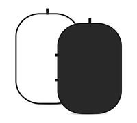 NEEWER Fondali Chromakey, Schermo Nero e Schermo Bianco a Doppia Faccia, Sfondo Pieghevole e Reversibile 2 in 1 per Fotografia, Giochi e Streaming Live, 1,5m × 2m (Nero/Bianco)