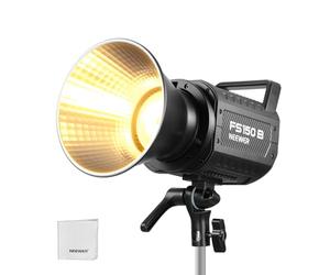 NEEWER FS150B Luce Video LED da Studio, Controllo 2.4G/APP, Faretto Luce Continua COB Bicolore 130W con Panno di Pulizia per Foto Videografia, 4 Curve di Oscuramento/2700K-6500K/CRI97+/Attacco Bowens
