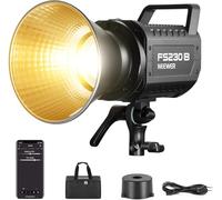 NEEWER FS230B Luce Video LED, Controllo 2,4G/APP, 230W COB Bicolore Illuminazione Silenziosa Continua per Fotografia, 4 Tipi di Dimmerazione PWM,110000lux/m,2700K-6500K, CRI 97+,12 Scene, Bowens Mount