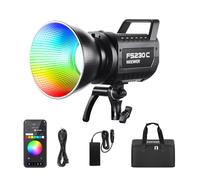 NEEWER FS230C Luce Video LED RGB Potente da 230W, Controllo APP/2.4G, Illuminazione Luci Continua COB 2500K-7500K 23000lux/1m, 17 Effetti CRI95+ Faretto Bowens per Fotografia Riprese Video in Studio